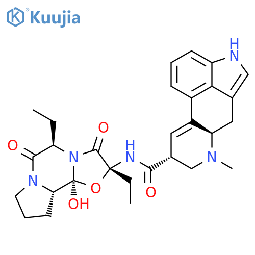 (5'beta)-2',5'-diethyl-12'-hydroxy-3',6',18-trioxoergotaman structure