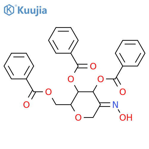 1,5-Anhydrofructose; D-form, Tribenzoyl, oxime structure