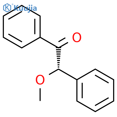 Ethanone, 2-methoxy-1,2-diphenyl-, (2S)- structure