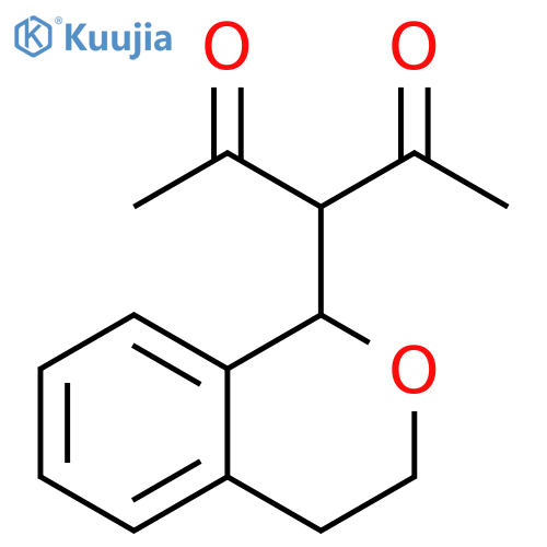 2,4-Pentanedione, 3-(3,4-dihydro-1H-2-benzopyran-1-yl)- structure