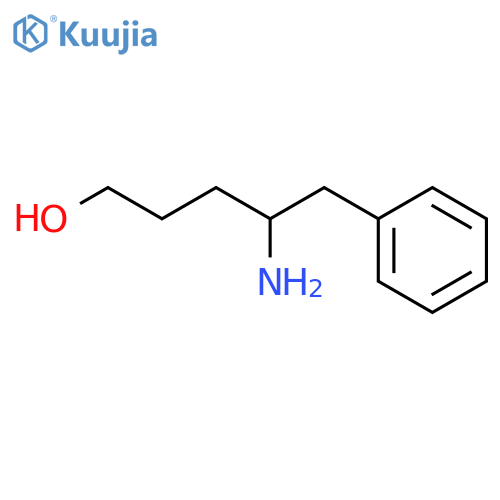 4-amino-5-phenylpentan-1-ol structure
