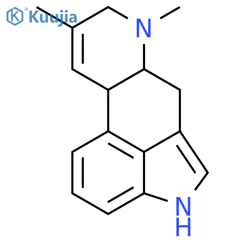 (10beta)-6,8-dimethyl-8,9-didehydroergoline structure