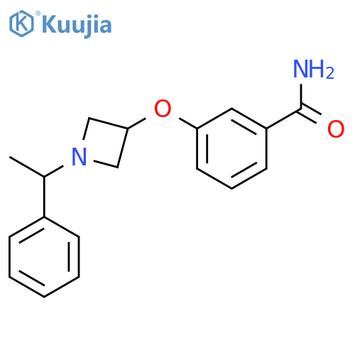 BENZAMIDE, 3-[[1-(1-PHENYLETHYL)-3-AZETIDINYL]OXY]- structure
