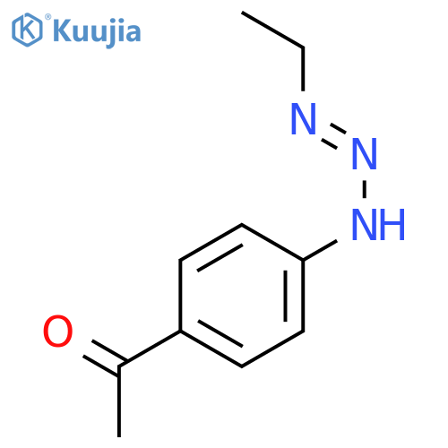 Ethanone,1-[4-(3-ethyl-2-triazen-1-yl)phenyl]- structure