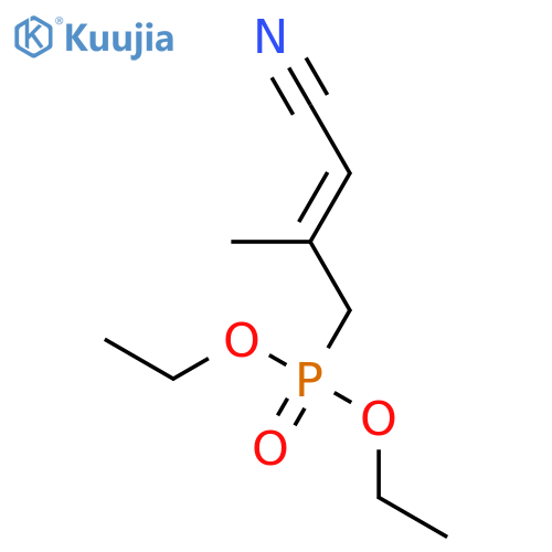 (E)-(3-Cyano-2-methyl-2-propenyl)-phosphonic Acid Diethyl Ester (~10% Z-isomer) structure
