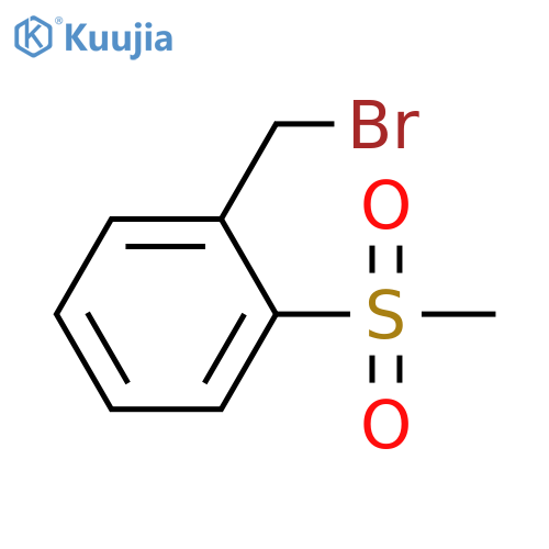 1-(Bromomethyl)-2-(methylsulfonyl)benzene structure