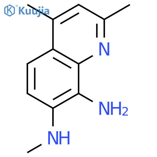 7,8-QUINOLINEDIAMINE, N7,2,4-TRIMETHYL- structure