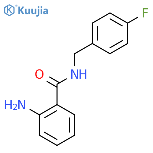 2-Amino-N-(4-fluorobenzyl)benzamide structure