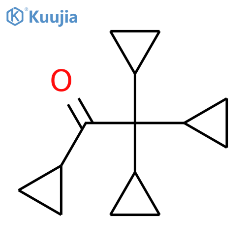 ETHANONE, TETRACYCLOPROPYL- structure