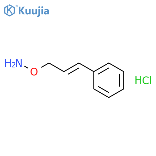 Hydroxylamine, O-(3-phenyl-2-propenyl)-, hydrochloride structure