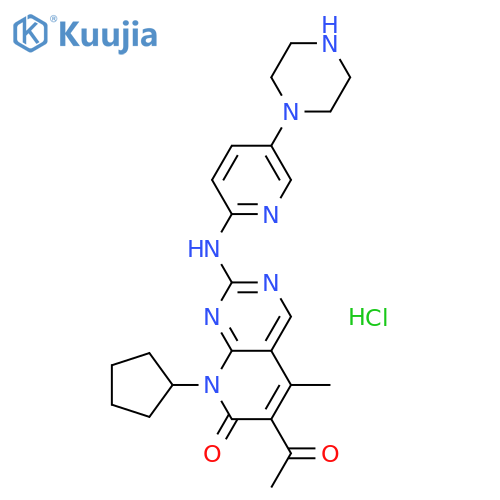 Palbociclib monohydrochloride structure