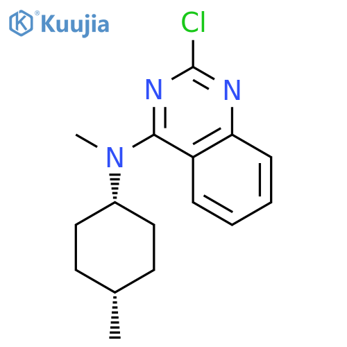 4-Quinazolinamine, 2-chloro-N-methyl-N-(cis-4-methylcyclohexyl)- structure
