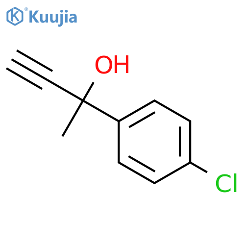 Benzenemethanol,4-chloro-a-ethynyl-a-methyl- structure
