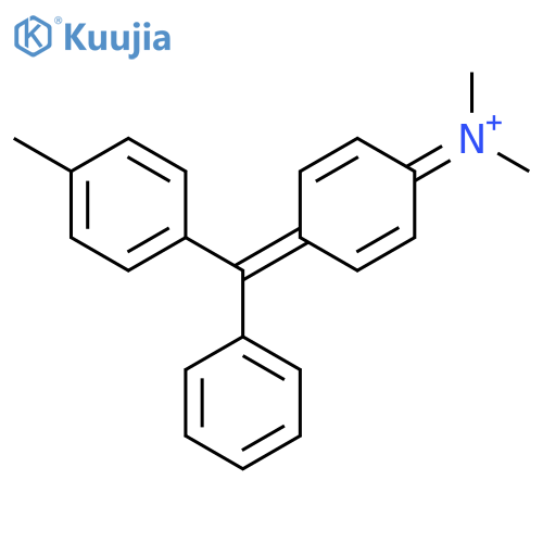 Methanaminium,N-methyl-N-[4-[(4-methylphenyl)phenylmethylene]-2,5-cyclohexadien-1-ylidene]- structure