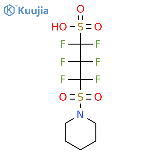 1-PROPANESULFONIC ACID, 1,1,2,2,3,3-HEXAFLUORO-3-(1-PIPERIDINYLSULFONYL)- structure
