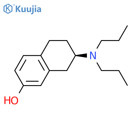 2-Naphthalenol,7-(dipropylamino)-5,6,7,8-tetrahydro-, (7R)- structure