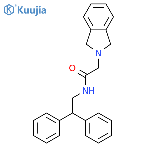 2H-Isoindole-2-acetamide, N-(2,2-diphenylethyl)-1,3-dihydro- structure