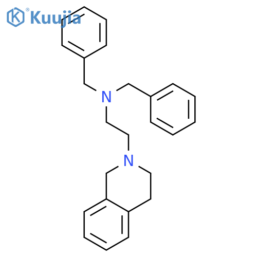 2(1H)-Isoquinolineethanamine, 3,4-dihydro-N,N-bis(phenylmethyl)- structure