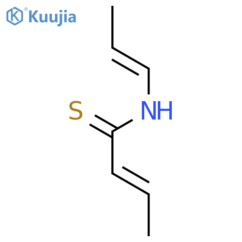 2-BUTENETHIOAMIDE, N-(1E)-1-PROPENYL-, (2E)- structure