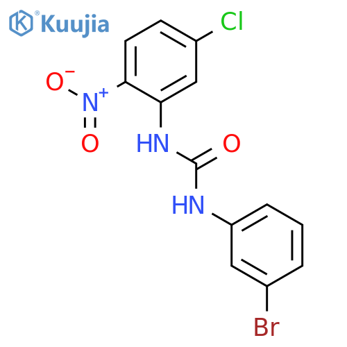 Urea, N-(3-bromophenyl)-N'-(5-chloro-2-nitrophenyl)- structure
