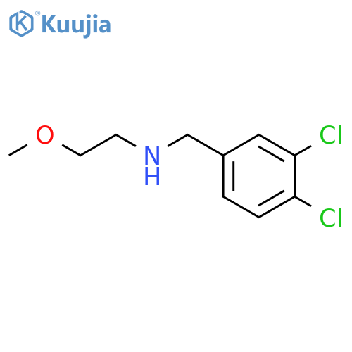(3,4-dichlorophenyl)methyl(2-methoxyethyl)amine structure