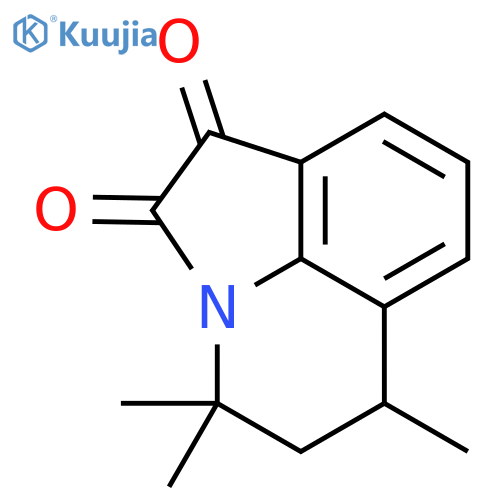 4,4,6-Trimethyl-5,6-dihydro-4H-pyrrolo3,2,1-ijquinoline-1,2-dione structure