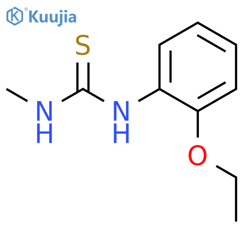Thiourea, N-(2-ethoxyphenyl)-N'-methyl- structure