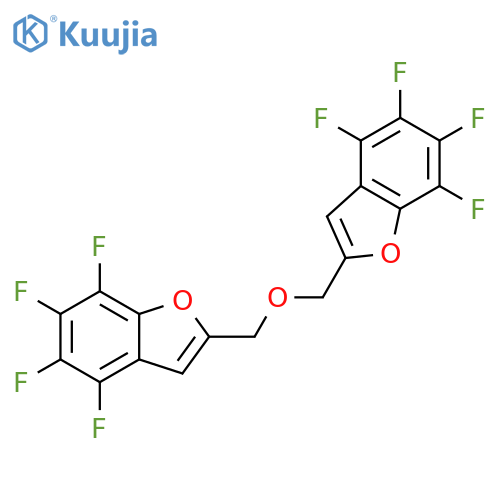BENZOFURAN, 2,2'-[OXYBIS(METHYLENE)]BIS[4,5,6,7-TETRAFLUORO- structure