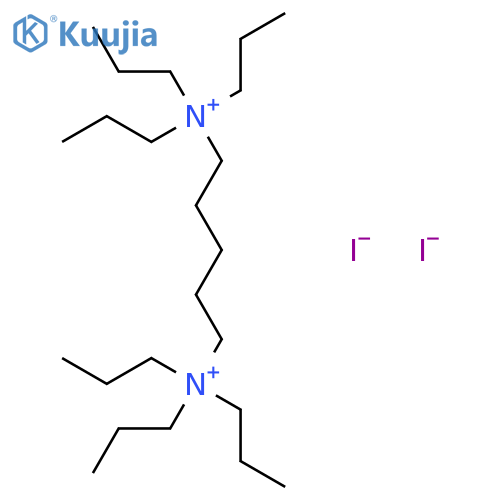 1,5-Pentanediaminium, N,N,N,N',N',N'-hexapropyl-, diiodide structure