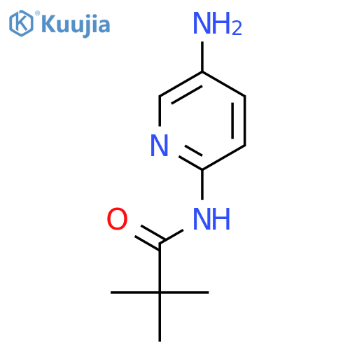 Propanamide, N-(5-amino-2-pyridinyl)-2,2-dimethyl- structure
