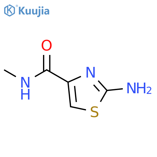 2-amino-N-methyl-1,3-thiazole-4-carboxamide structure