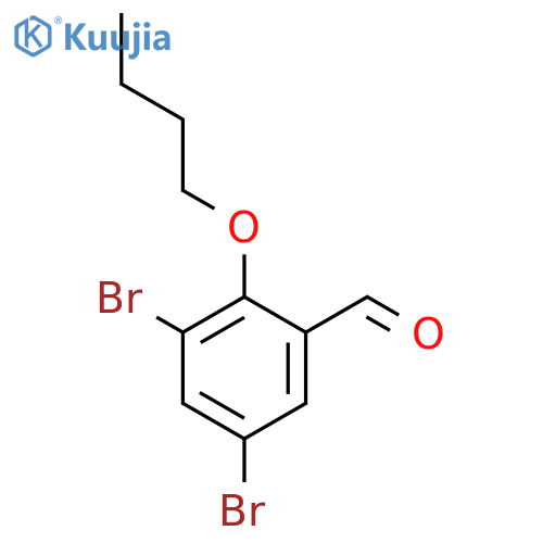 3,5-Dibromo-2-butoxy-benzaldehyde structure