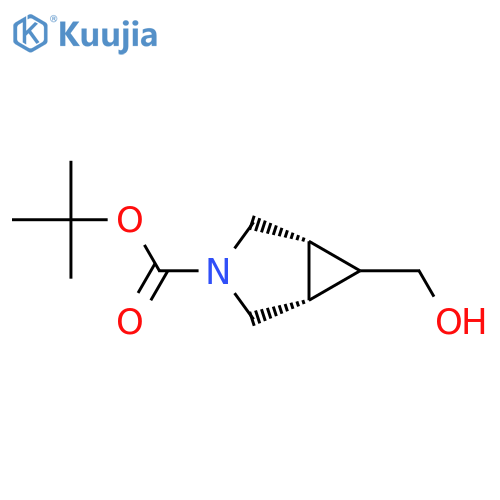 endo-3-boc-3-azabicyclo[3.1.0]hexane-6-methanol structure