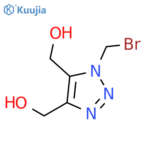 1H-1,2,3-Triazole-4,5-dimethanol, 1-(bromomethyl)- structure