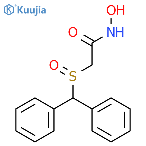 Acetamide, 2-[(S)-(diphenylmethyl)sulfinyl]-N-hydroxy- structure