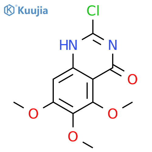 4(1H)-Quinazolinone, 2-chloro-5,6,7-trimethoxy- structure
