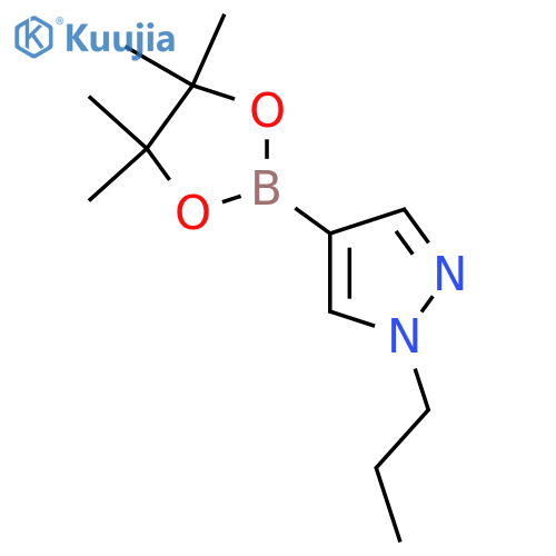 1-propyl-4-(tetramethyl-1,3,2-dioxaborolan-2-yl)-1H-pyrazole structure
