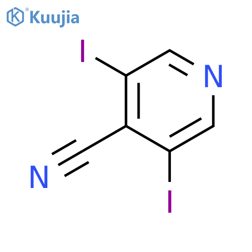 4-Cyano-3,5-diiodopyridine structure