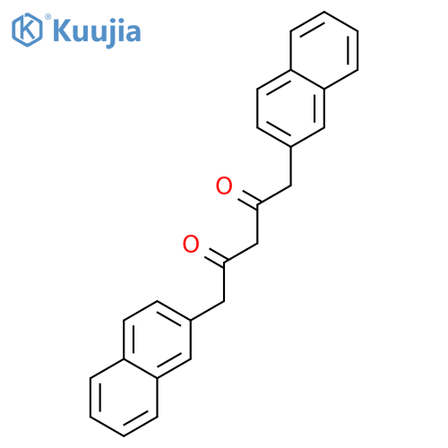 2,4-PENTANEDIONE, 1,5-DI-2-NAPHTHALENYL- structure