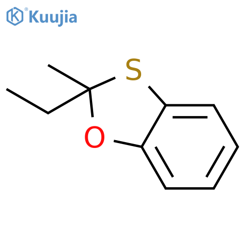 1,3-Benzoxathiole, 2-ethyl-2-methyl- structure