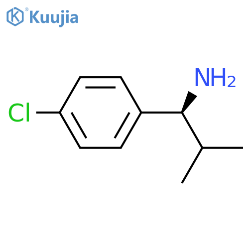 (1S)-1-(4-Chlorophenyl)-2-methylpropan-1-amine structure