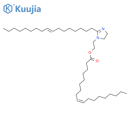 2-[2-(8-heptadecenyl)-4,5-dihydro-1H-imidazol-1-yl]ethyl oleate structure
