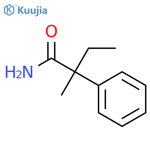 Benzeneacetamide, a-ethyl-a-methyl- structure