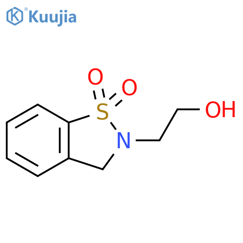 2-(2-hydroxyethyl)-2,3-dihydro-1lambda6,2-benzothiazole-1,1-dione structure