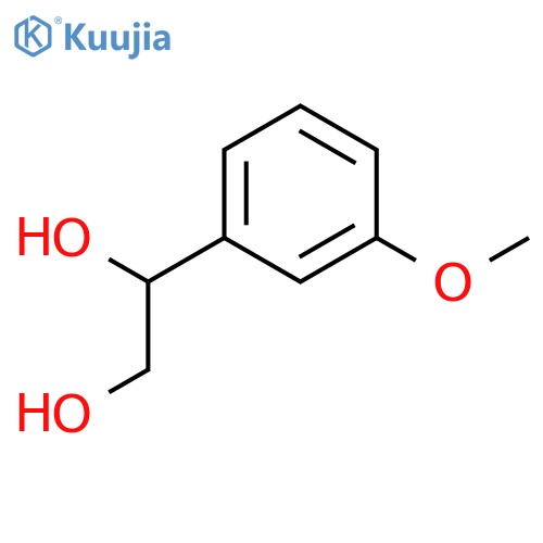 1-(3-methoxyphenyl)ethane-1,2-diol structure