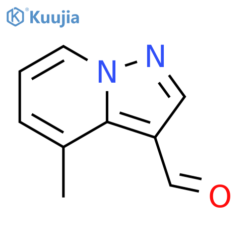 4-methylpyrazolo[1,5-a]pyridine-3-carbaldehyde structure