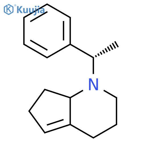 1H-Cyclopenta[b]pyridine,2,3,4,6,7,7a-hexahydro-1-[(1S)-1-phenylethyl]- structure