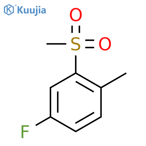 4-Fluoro-2-(methylsulfonyl)toluene structure