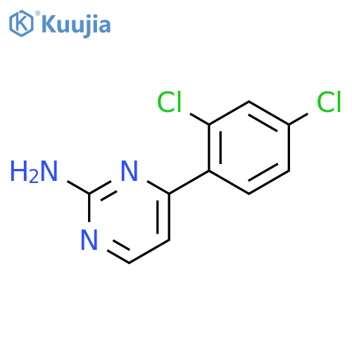 4-(2,4-dichlorophenyl)pyrimidin-2-amine structure