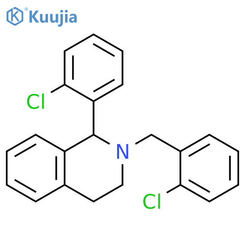 Isoquinoline, 1-(2-chlorophenyl)-2-[(2-chlorophenyl)methyl]-1,2,3,4-tetrahydro- structure